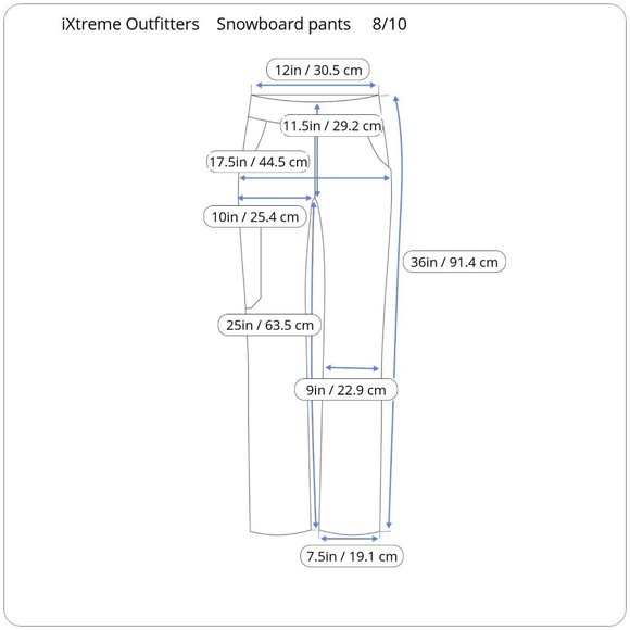 iXtreme Outfitters Wind & Water Resistant Extra Warmth Boys Snow Board Pants - Picture 2 of 16